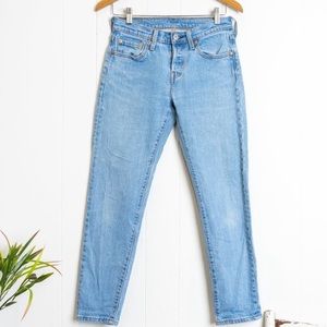 Levi's 501 T Light Wash Button Fly Jeans, Size 25 / 28